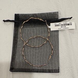 Chic Gold-Toned Hoop Earrings